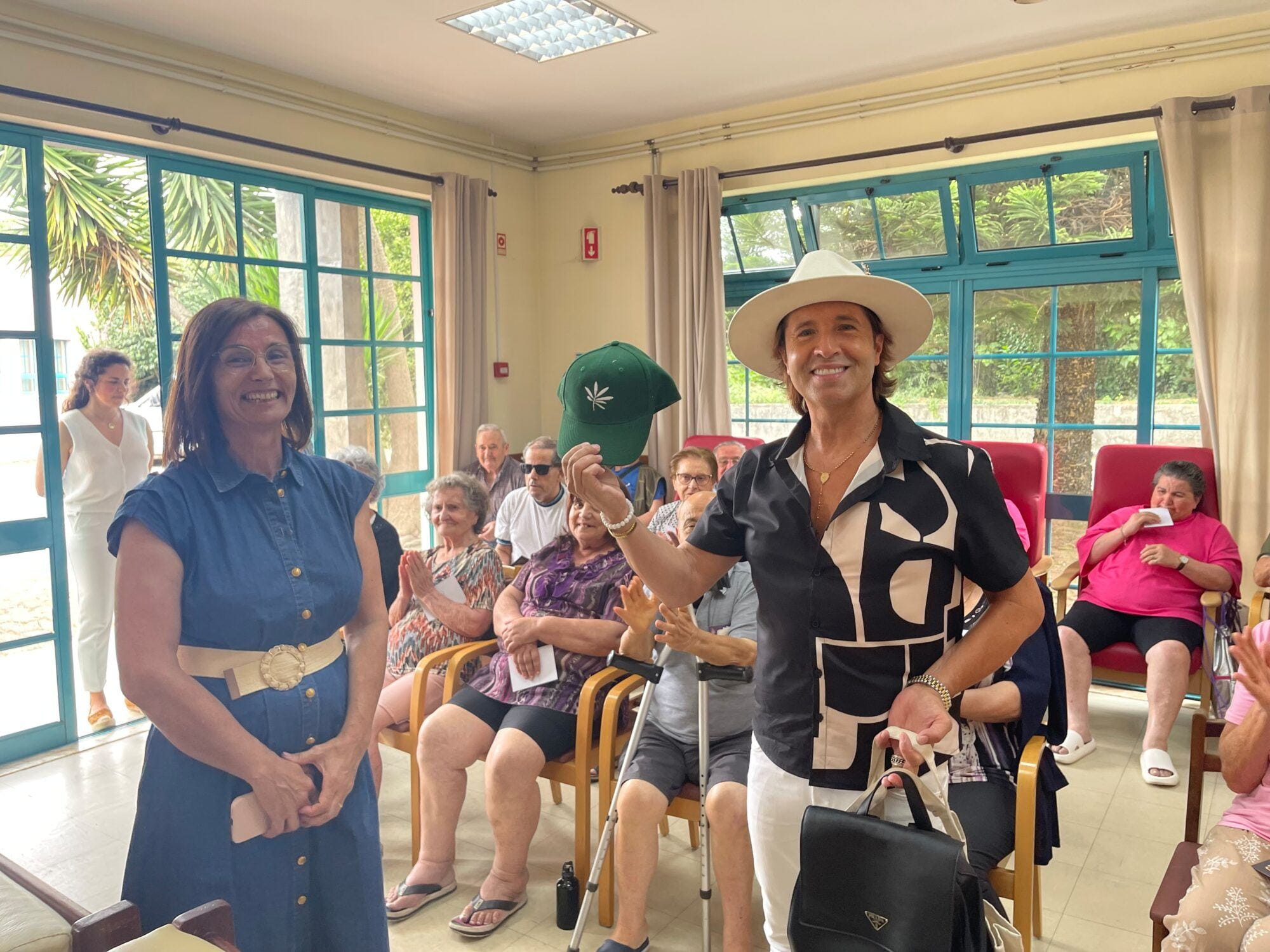 Visita surpresa de Zé Amaro ao CSPR