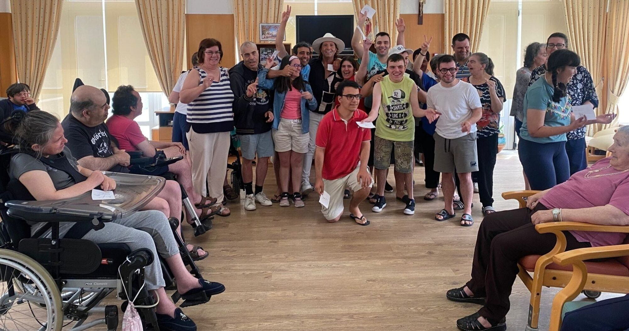 Visita surpresa do artista Zé Amaro ao CSPR