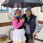 Idosos fantasiados do CSPR a divirtirem-se no Carnaval de 2025