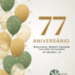 Aniversário do Presidente da Direção - Monsenhor Manuel Joaquim Carvalho Fernandes - 30 de outubro de 2025