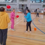 Atividade de Badminton (Casa Santa Maria - CACI)